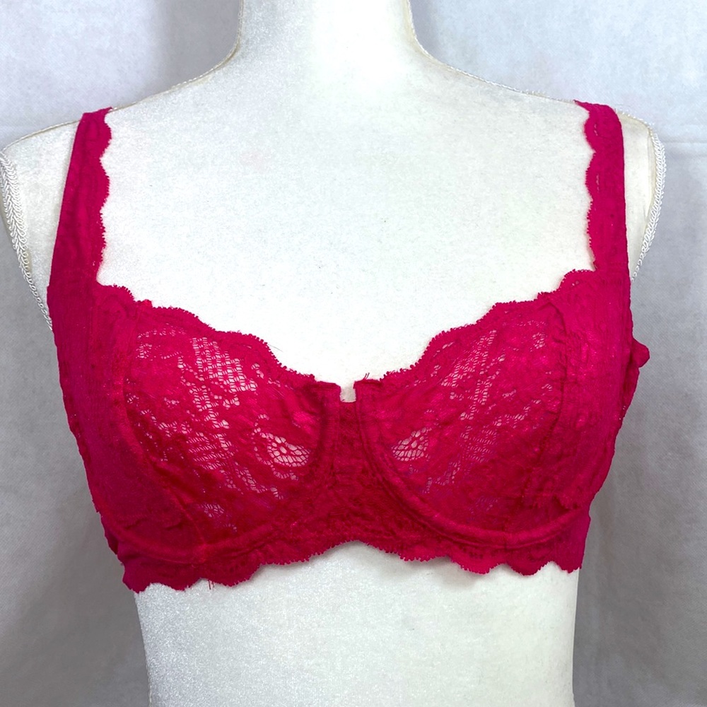 Cosabella Fuchsia Lace Never Say Never Prettie Underwire Bra